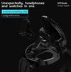 2 In 1 HI-FI Wireless Earphones Men Smart Watch