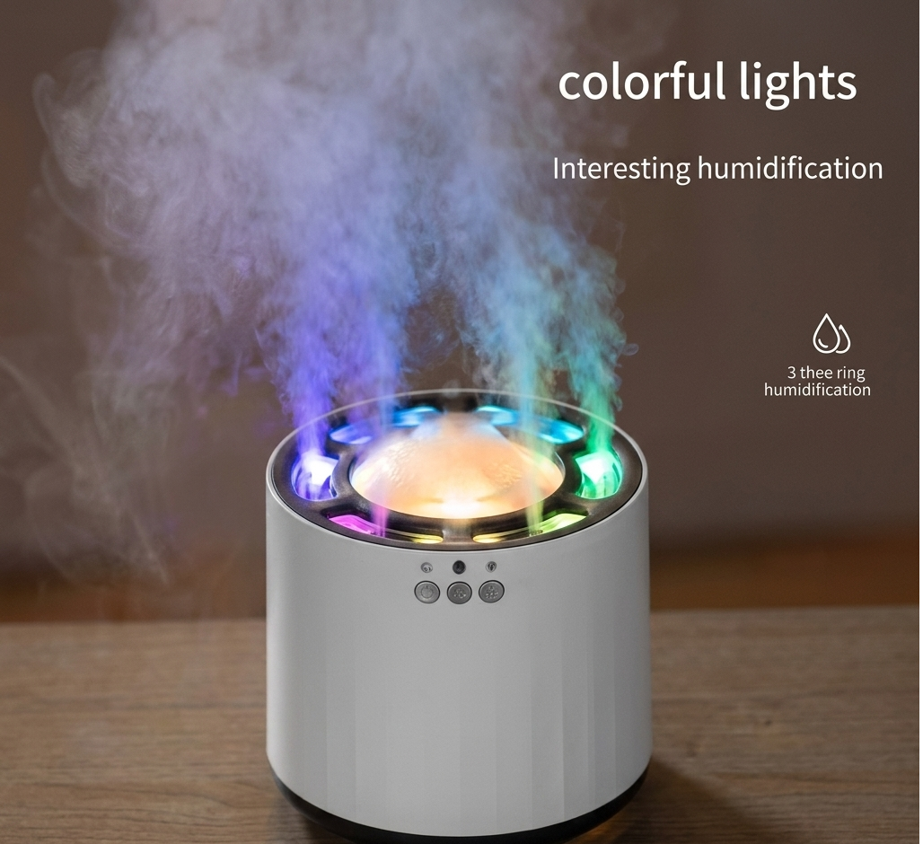 Desktop Heavy Fog Humidifier Office Home Porous Home Decor