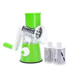 1pc Versatile Vegetable and Fruit Grater Slicer with Rotary Drum Design Heavy-Duty Vegetable & Fruit Drum Grater – Fast, Even, and Easy Slicing