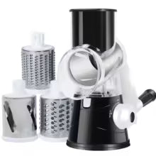 1pc Versatile Vegetable and Fruit Grater Slicer with Rotary Drum Design Heavy-Duty Vegetable & Fruit Drum Grater – Fast, Even, and Easy Slicing